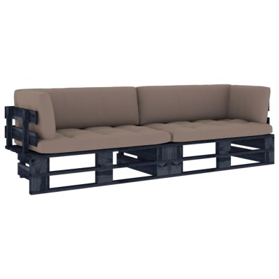 Double sofa made of pallets...
