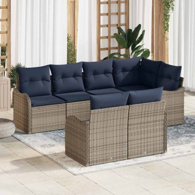 Garden Sofa Set Gray...