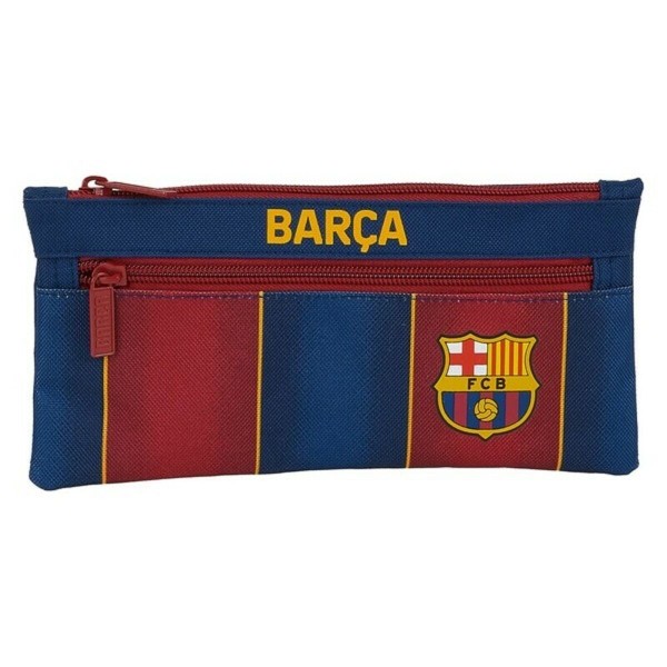 Ceļasoma F.C. Barcelona M029 Sarkanbrūns Tumši Zils (22 x 11 x 1 cm)