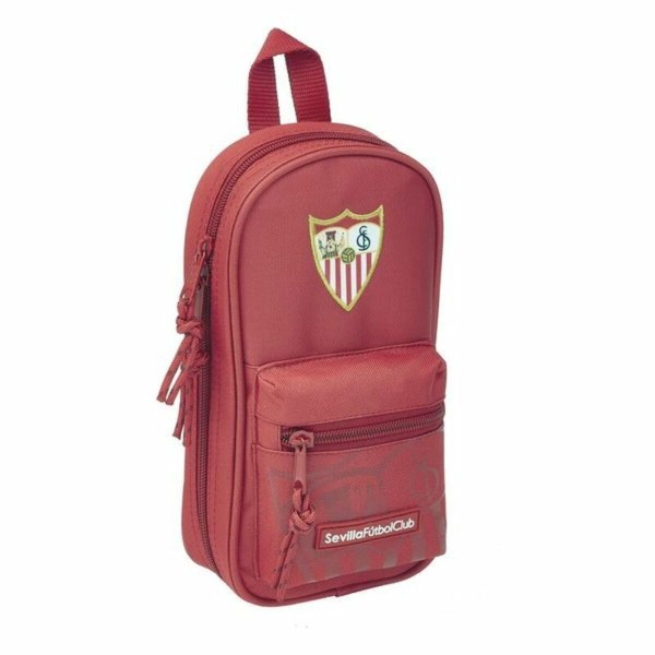 Seljakoti Pliiatsikarp Sevilla Fútbol Club SAF411956747 Punane 12 x 23 x 5 cm (33 Tükid, osad)