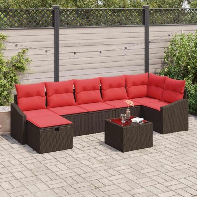 Sofa set 8 pcs. polyrattan