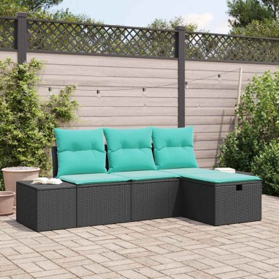 Sofa set 4 pcs. polyrattan