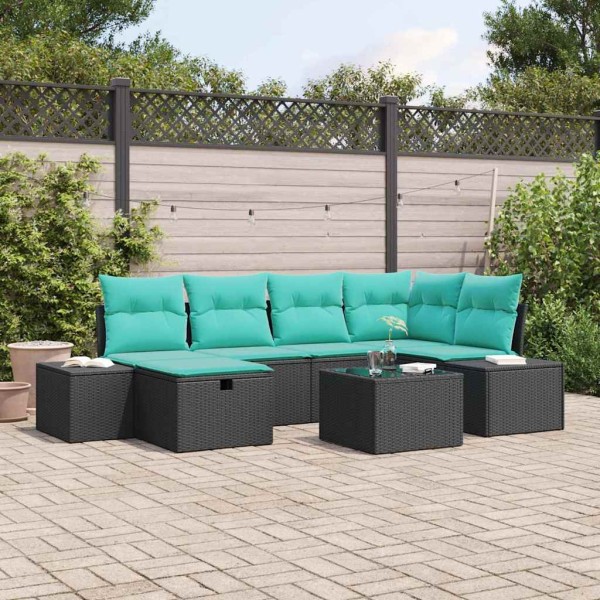 Sofa set 3 pcs. polyrattan