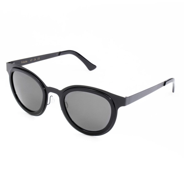 Unisex Saulesbrilles LGR FELICITE-BLACK-01 Ø 47 mm
