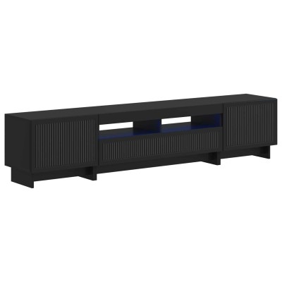 5-piece LED TV stand Black...