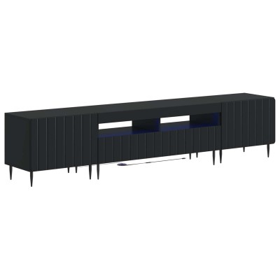 5-piece LED TV stand Black...