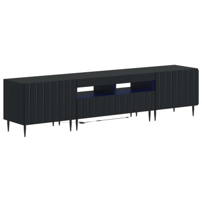 5-piece LED TV stand Black...