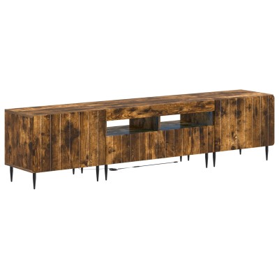 5-piece LED TV stand Smoked...