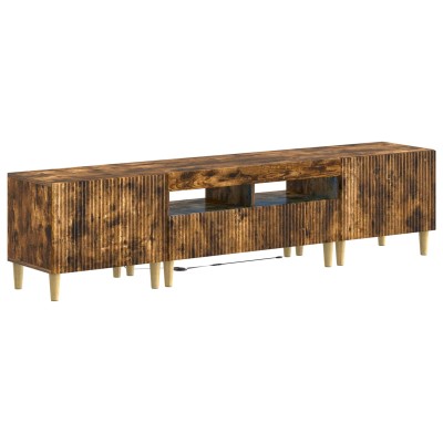 5-piece LED TV stand Smoked...