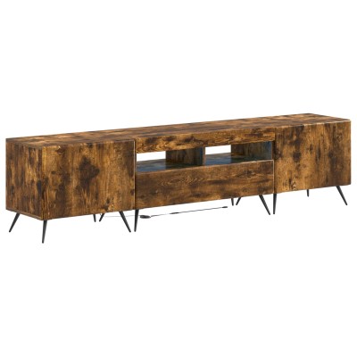 5-piece LED TV stand Smoked...