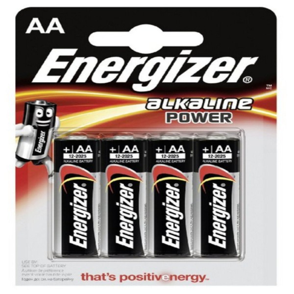 Alkaline baterijas Energizer 90080 AA LR6 1,5 V 1.5 V (4 gb.)