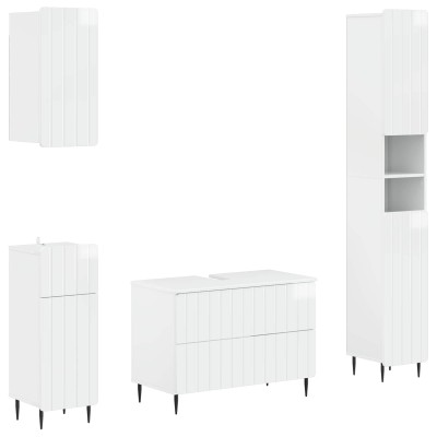 4-piece bathroom cabinet...