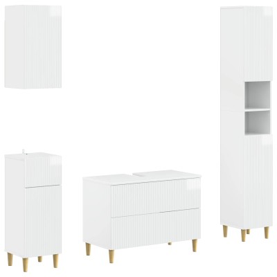 4-piece bathroom cabinet...