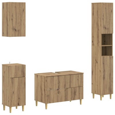Set of 4 bathroom cabinets...