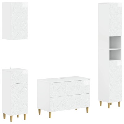 4-piece bathroom cabinet...