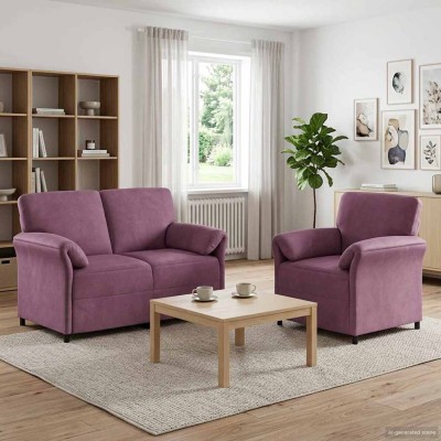 Sofa set 2 pcs. Violet Velvet