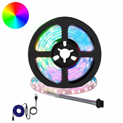 LED strip 12 pcs. Black and...