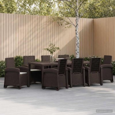 Garden dining set 9 pcs....