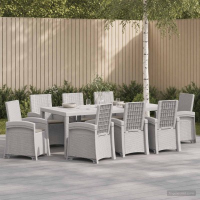 Garden dining set 9 pcs....