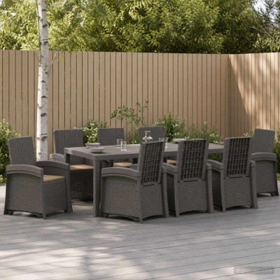 Garden dining set 9 pcs....