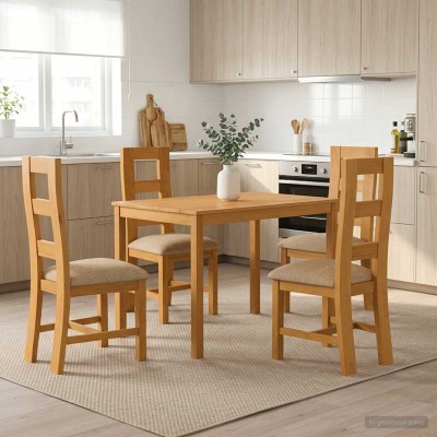 Dining set 5 pcs. Sand Hard...