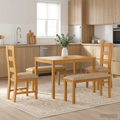 Dining set 5 pcs. Sand Hard...
