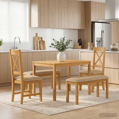 Dining set 5 pcs. Sand Hard...