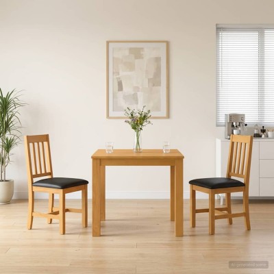 Dining set 3 pcs. Black...