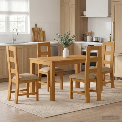 Dining set 5 pcs. Sand Hard...