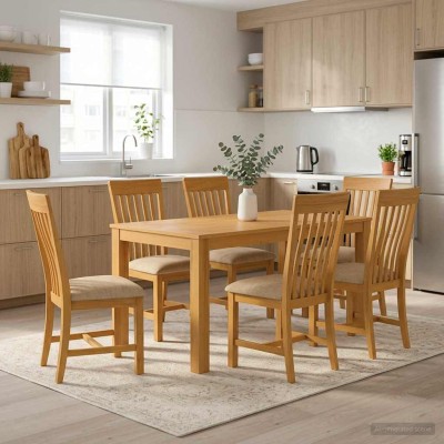 Dining set 7 pcs. Sand Hard...