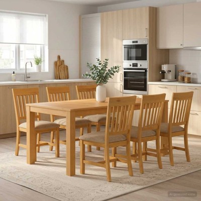 Dining set 7 pcs. Sand Hard...
