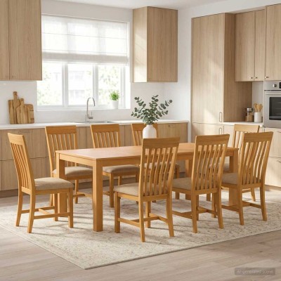 Dining set 9 pcs. Sand Hard...