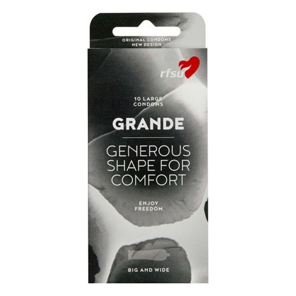 Kondomit RFSU Grande 19 cm (10 uds)