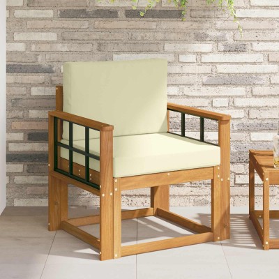 Outdoor sofa Solid acacia...