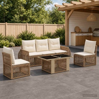 Garden Sofa Set 6 pcs....