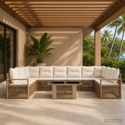 Garden Sofa Set 11 pcs....