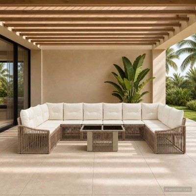 Garden Sofa Set 11 pcs....