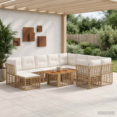 Garden Sofa Set 11 pcs....
