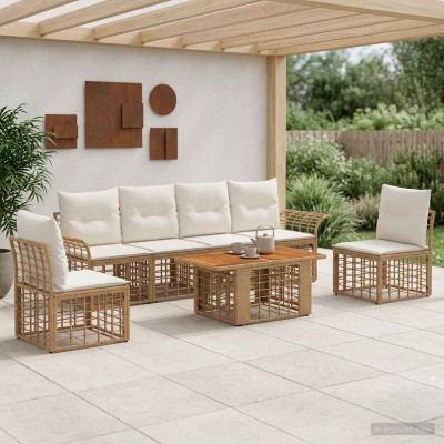 Garden Sofa Set 7 pcs....