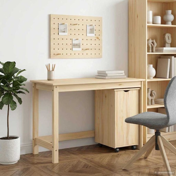 Desk with cabinets 2 pcs. Brown
