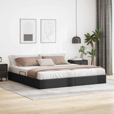 Ottoman bed frame Black 200...