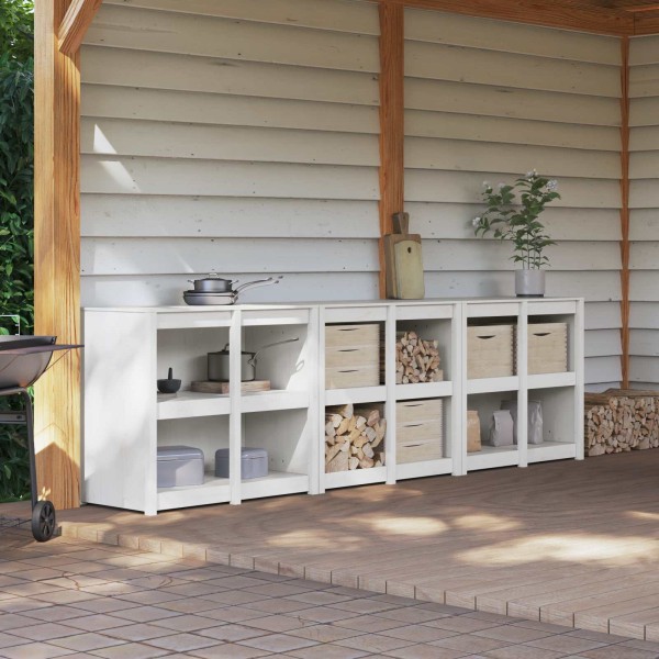 Outdoor kitchen cabinet MEPPEL 3 pcs. White