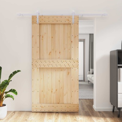 Sliding door Natural and...