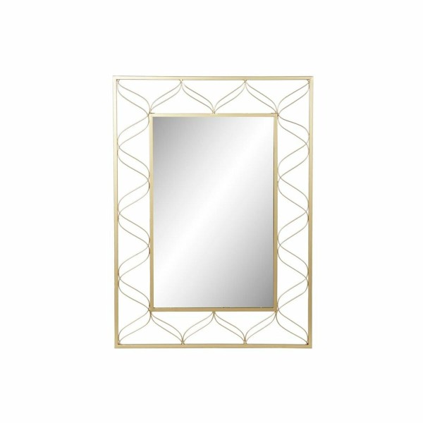 Wall mirror DKD Home Decor Golden 70,5 x 2 x 98 cm