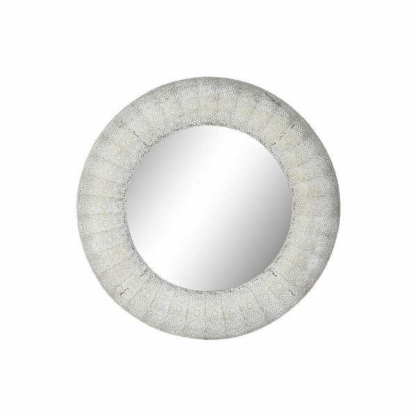 Wall mirror DKD Home Decor White Golden Arab 73 x 7 x 73 cm