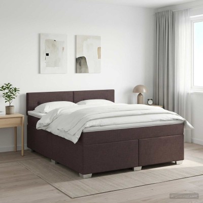 Spring bed with mattress...
