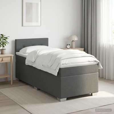 Spring bed with mattress...