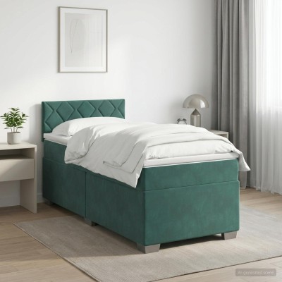 Spring bed with mattress...