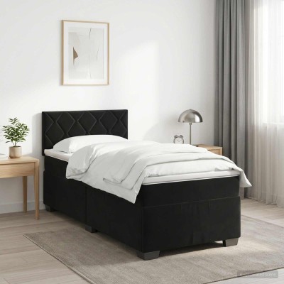 Spring bed with mattress...