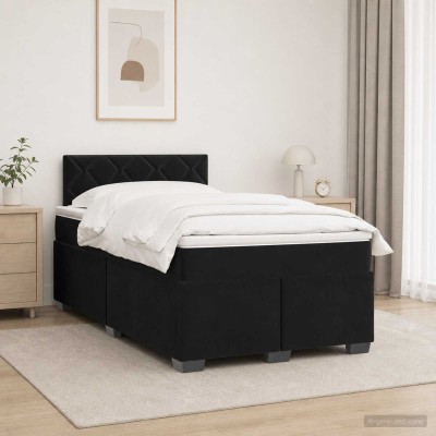 Spring bed with mattress...